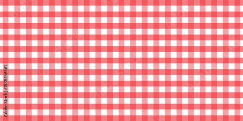 Halloween plaid tablecloth with red checkered pattern background. Isolated flat vector illustration.eps.10