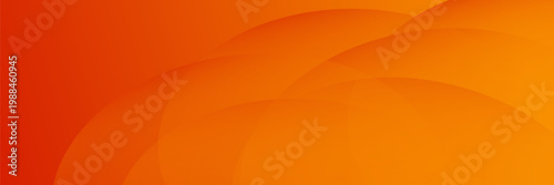 Modern orange abstract background with flowing wave lines. Dynamic wave. Smooth curve lines design element. Futuristic technology concept.