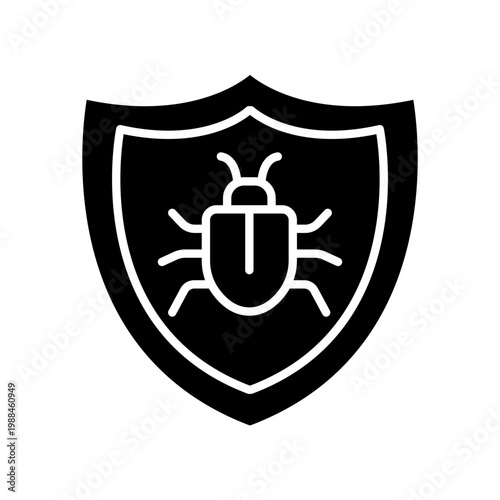 antivirus color line icon.