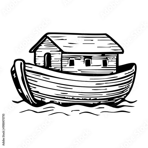 Noah Ark Biblical Illustration
