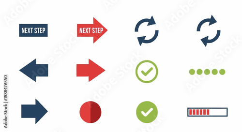 Free Download Collection of various navigation and confirmation icons. - GFXLoad