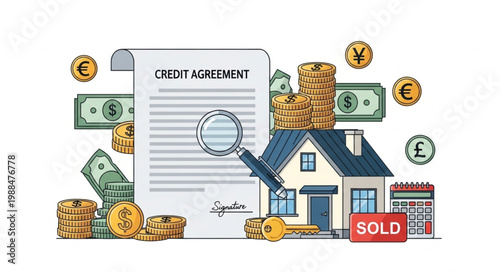 Real Estate Credit Agreement and Financial Transactions.