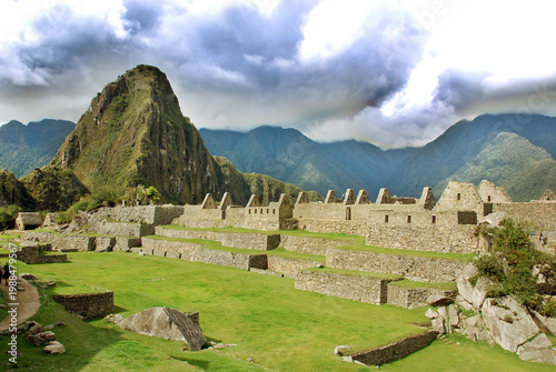 Photography Peru Machu Picchu or Machu Pikchu Quechua machu old, old person, pikchu pyramid;