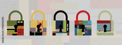 cyber security technology design web concept for business and internet project.