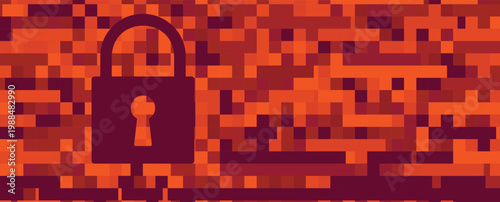 cyber security technology design web concept for business and internet project.