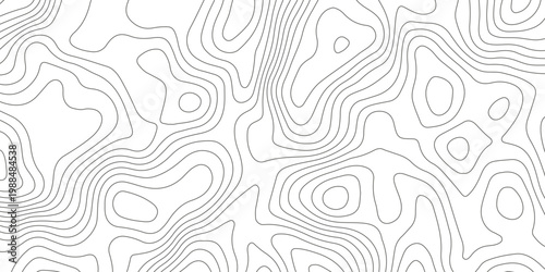 Minimalist abstract background with flowing topographic contour lines, soft gray and black tones white background, smooth organic curves, modern and clean aesthetic, subtle depth and texture.