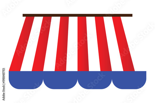 vector illustration of a tent icon, tent shop icon, cafe icon, event tent icon.