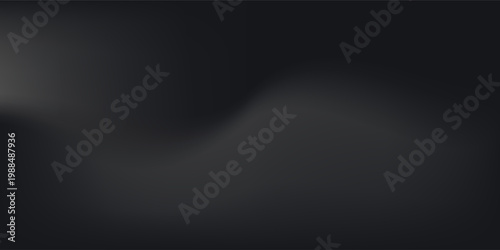 Black vector. Limbo dark grey spotlight background. Abstract 3d backdrop for product presentation. showroom luxury