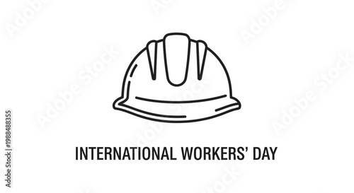 Hard Hat for Worker Safety Protection.