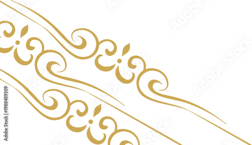 Ornate Elegant Line Corner 