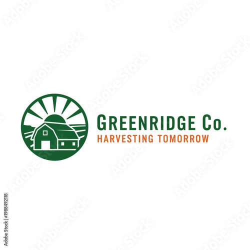 Greenridge Company Harvesting Tomorrow Logo.
