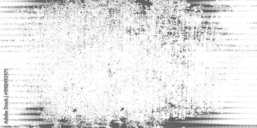 Vector fabric texture. Distressed texture of weaving fabric. Grunge background. Abstract halftone vector illustration. Overlay to create interesting effect and depth. Black isolated on white. EPS10.
