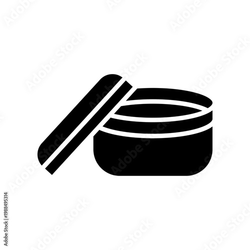 Cosmetic Tin Icon Professional UI Symbol for Aluminum Beauty