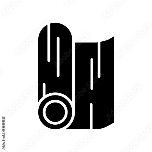 
Foil Roll Icon Professional UI Symbol for Aluminum Kitchen Wrap,