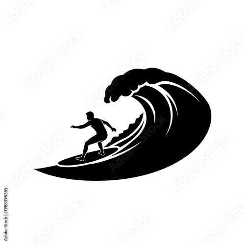 Man surfing on a wave board 2.