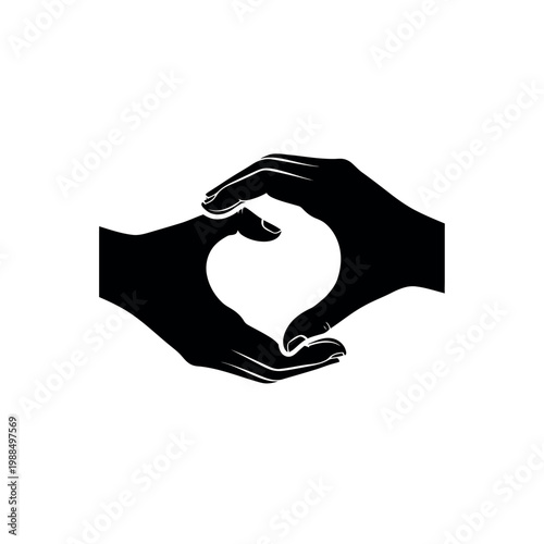 Two hands forming a heart shape.