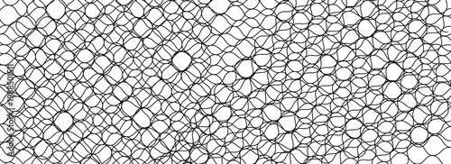 Black wire mesh fence on a white background. vector illustration