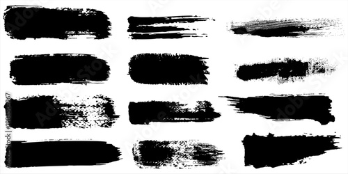 Collection of vector grunge style brushes,eps.10