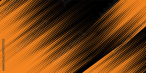 orange black brush Car sticker wrap pattern banner abstract sporty lines black orange color combination grunge brush modern pattern racing motorsport design.vector illustration. eps 10