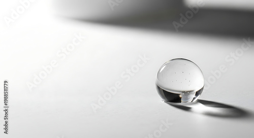 Clear Glass Orb Shadow