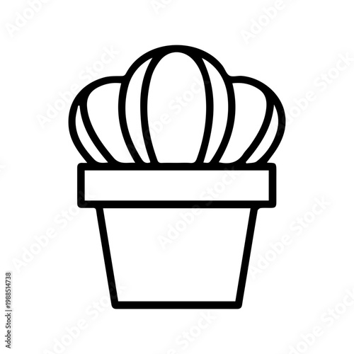 Potted Cactus Icon