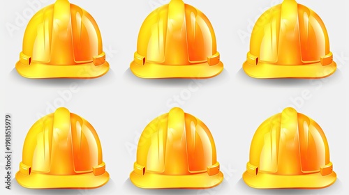 Certified safety helmets for industrial and electrical work