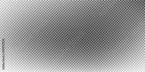 Grunge halftone white gradient background noise texture. Retro pixelated backdrop. Modern comics with mesh texture. Simple background. Vector illustration.