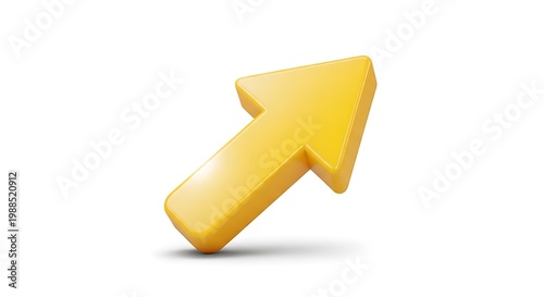 Yellow arrow pointing up direction.