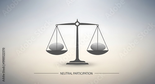 Balance Scale Neutral Justice Equality.