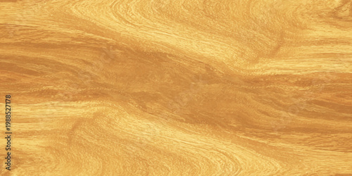 Golden oak wood texture background with natural wavy grain patterns, light brown timber surface for interior design