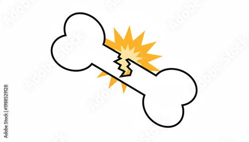 Cloud icon with lightning bolt and crack symbol for power outage, storm weather, and electricity alert messaging