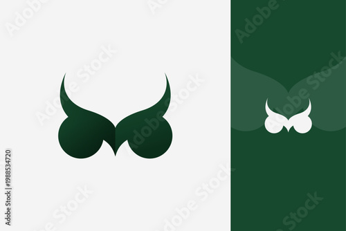 Premium Gradient Owl Logo Modern Animal Wildlife Wisdom Brand Vibrant Identity Vector Template