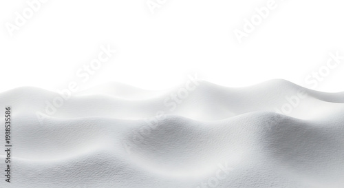 Soft White Undulations