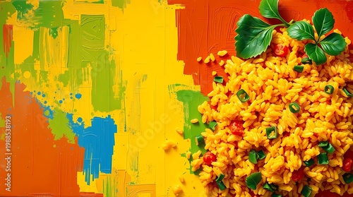 jollof rice nigerian african west cuisine party spicy homemade street food nigeria chicken beef