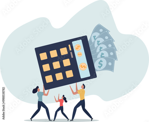 Family income .Characters planning and bookkeeping budget and household spending.person's life situation and his activities.