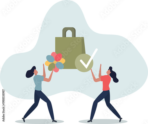 Plastic pollution concept.Sustainable lifestyle .person's life situation and his activities.