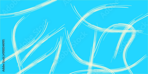 Abstract background blue wave curve and lighting element vector. Blue background with beautiful smooth lines and lights. Light Blue, Green vector glossy abstract background.