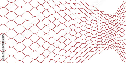 Mesh texture for fishing net. Seamless pattern for sportswear or football gates, volleyball net, basketball hoop, hockey, athletics. Abstract net background for sport. Vector