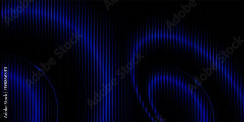 Colorful gradient background with ripple effect in blue, black, and purple creates an aesthetic backdrop