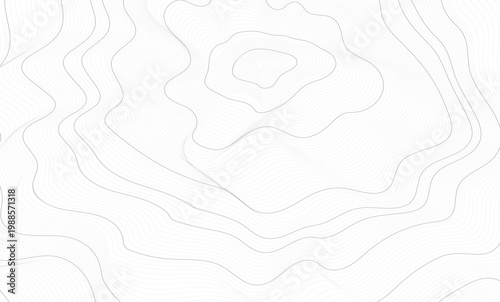 Minimalist topographic map lines representing diverse terrain