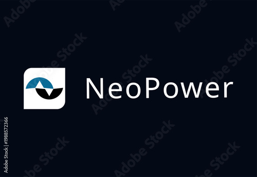 NeoPower Corporate Logo Design - Modern Abstract Energy Identity