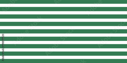 White and dark green bold horizontal stripe seamless pattern background. Eps 10