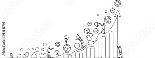 Innovative Business Startup Team Planning Future Growth Strategy