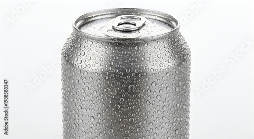 Close-Up of Empty Crushed Aluminum Can Vector, illustration