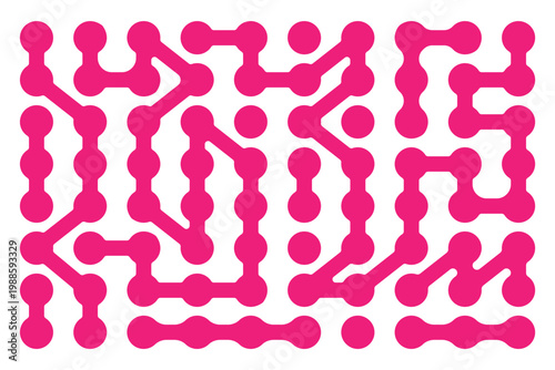 Organic connection figures with grain noise gradient texture. Y2k retro stippling metaball molecule forms set. Nano biology icons on white background. Vector gritty gradation shapes illustration. 