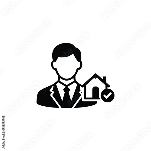Business Operations and Workflow real estate agent icon for Business Operations and Workflow property approval and home sales