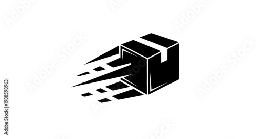 Black Box Moving Fast Speed.