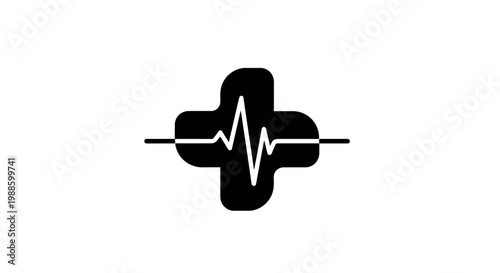 Medical Cross Health Care Symbol Logo.
