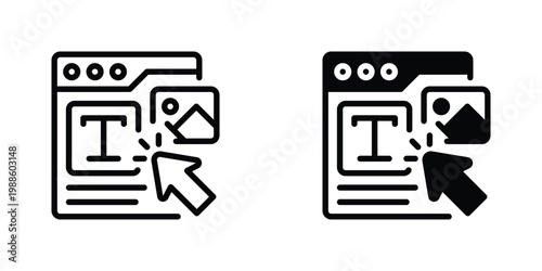 PPC Advertising Vector Line Icon for business and finance
