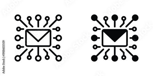 Viral Marketing Vector Line Icon for digital marketing